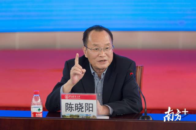 华南农业大学校长陈晓阳。董天健 摄