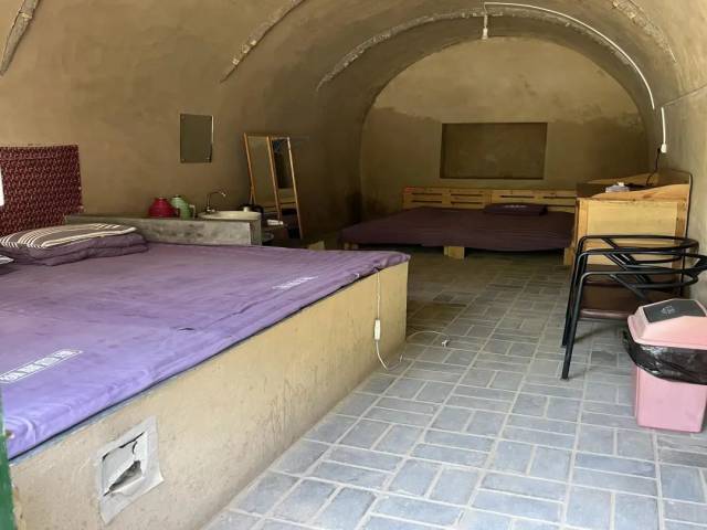 实践队入住土窑洞 实践队入住土窑洞