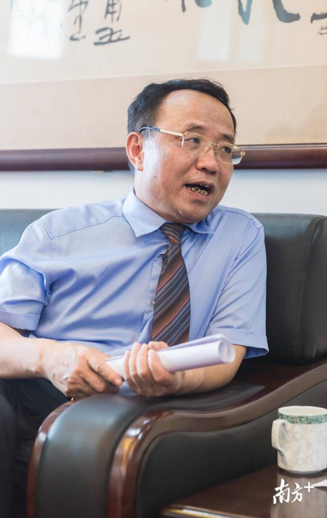 广东财经大学校长于海峰。董天健 摄